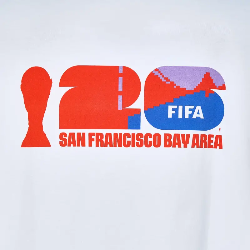 Canada Soccer Shirts Store – 2026 World Cup San Francisco Bay Area White T-Shirt – Unisex Football Shirts Range