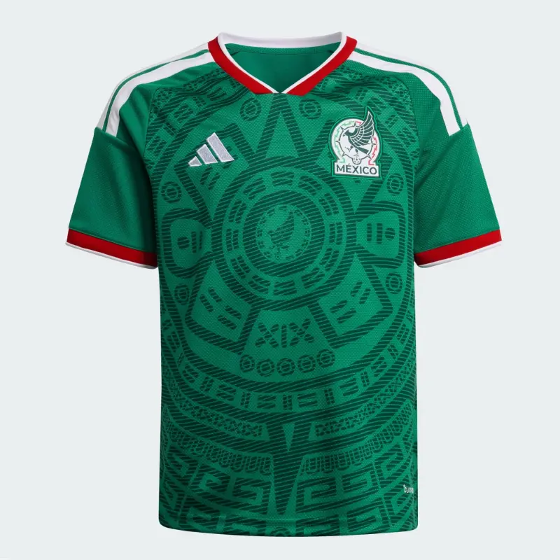 Canada Soccer Shirts Store – adidas Mexico 2026 Home Jersey – Youth Football Shirts Range