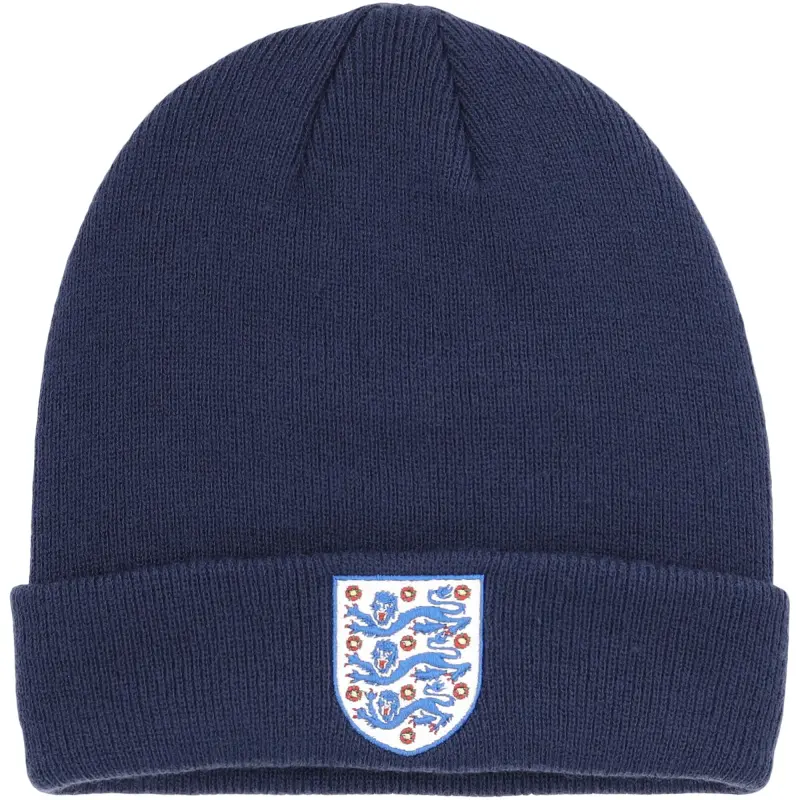 Canada Soccer Shirts Store – England Core Beanie Cuff Navy Kids Football Shirts Range
