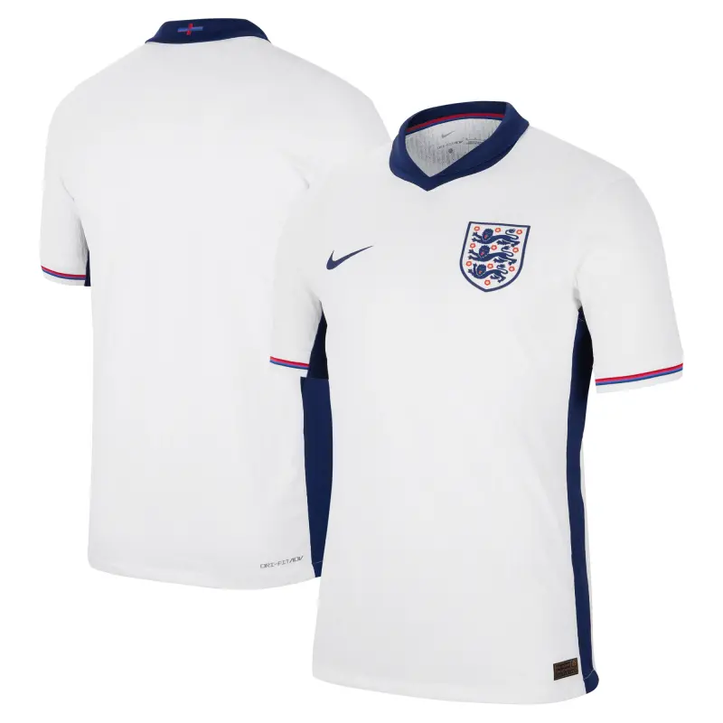 Canada Soccer Shirts Store – England National Team Nike 2024 Home Authentic Blank Jersey White Football Shirts Range