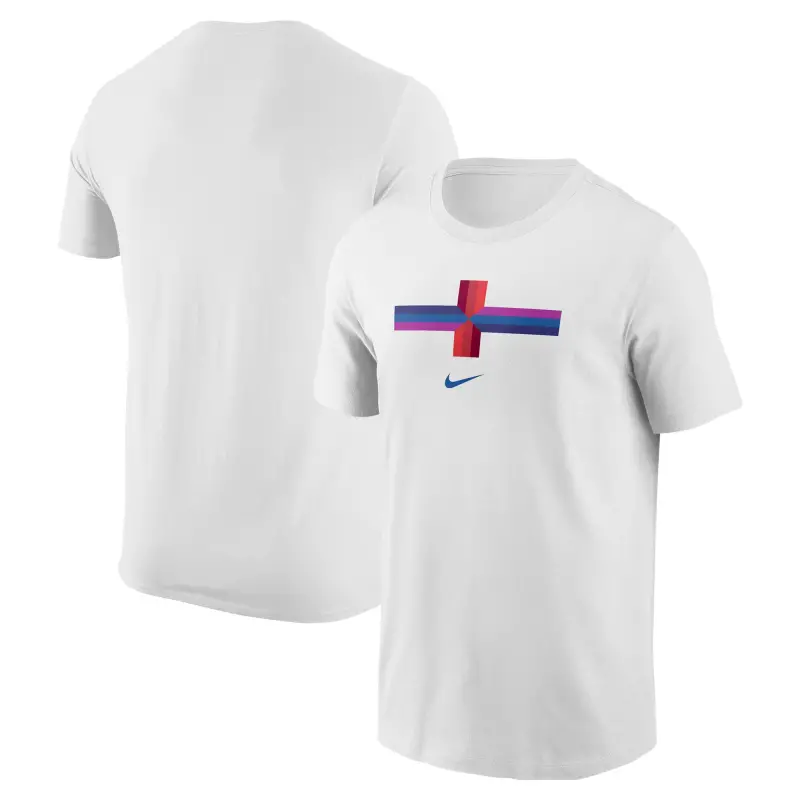 Canada Soccer Shirts Store – England National Team Nike Localized Core Cotton T-Shirt – White Football Shirts Range