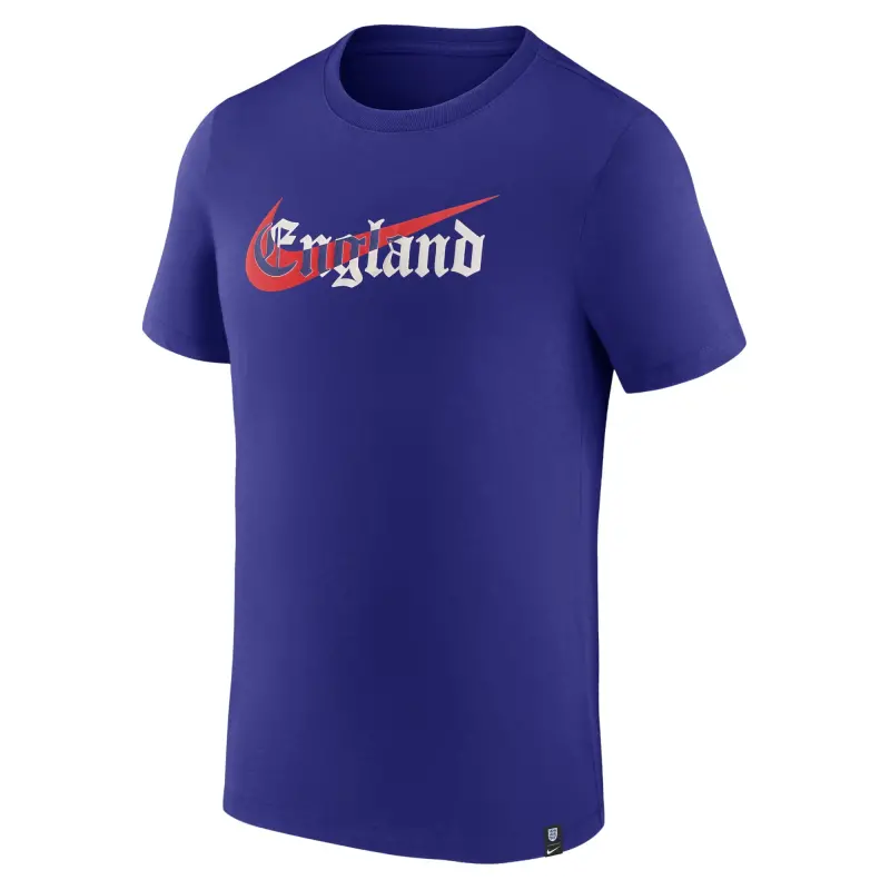 Canada Soccer Shirts Store – England National Team Nike Swoosh T-Shirt Blue Football Shirts Range