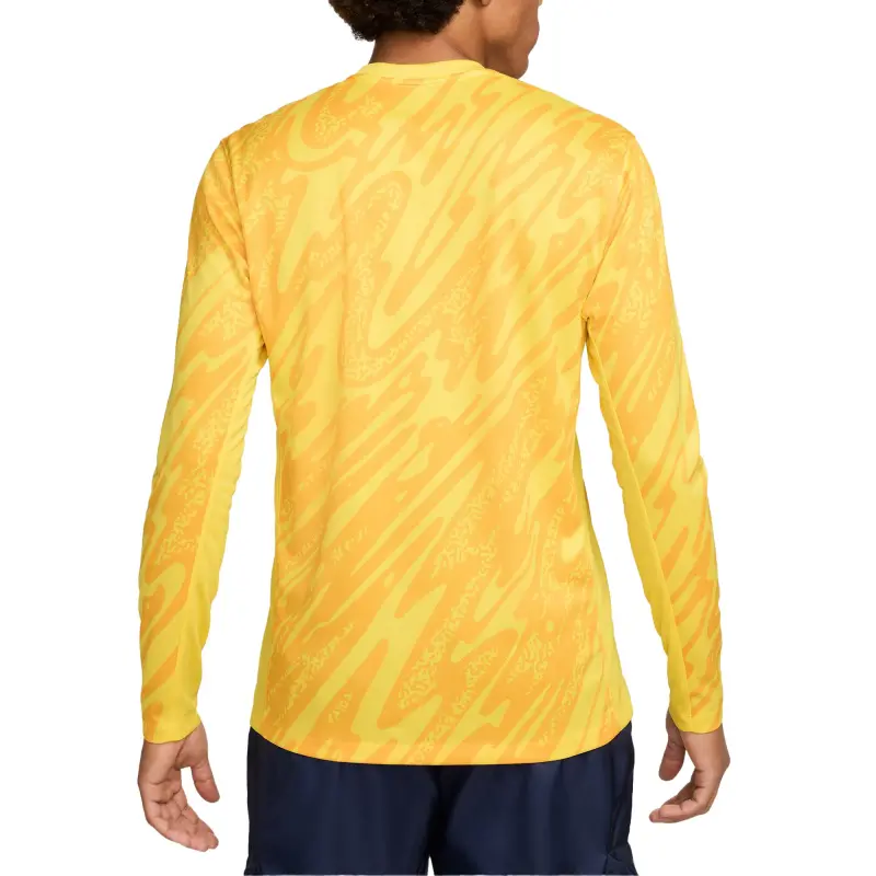 Canada Soccer Shirts Store – France National Team Nike 2024 Goalkeeper Replica Stadium Long Sleeve Jersey – Yellow Football Shirts Range