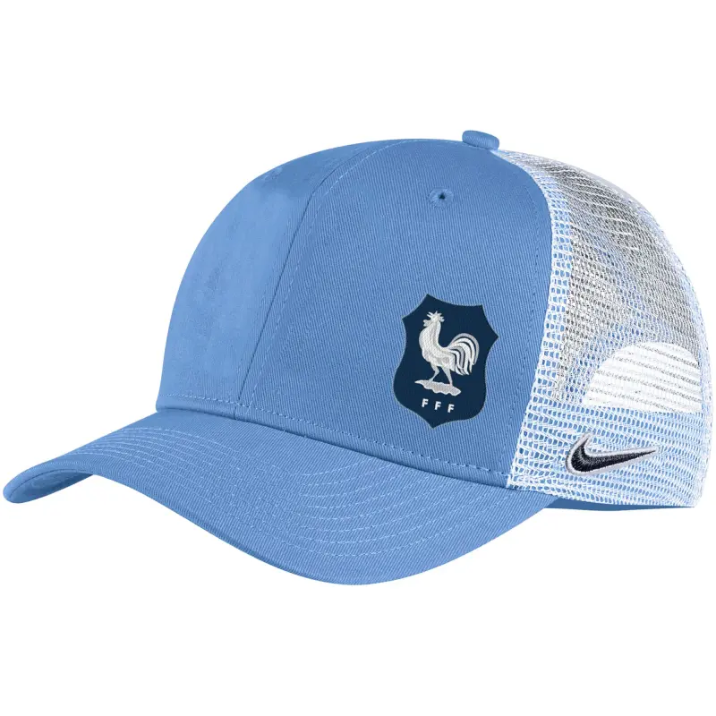 Canada Soccer Shirts Store – France National Team Nike Classic99 Trucker Snapback Hat – Blue Football Shirts Range