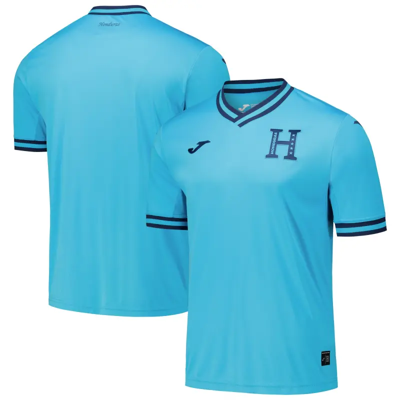 Canada Soccer Shirts Store – Honduras National Team 2024 Away Replica Jersey – Light Blue Football Shirts Range
