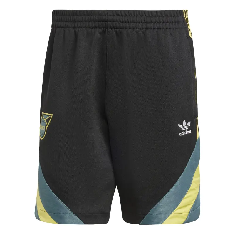 Canada Soccer Shirts Store – Jamaica National Team adidas Originals Lifestyler Shorts – Black Football Shirts Range