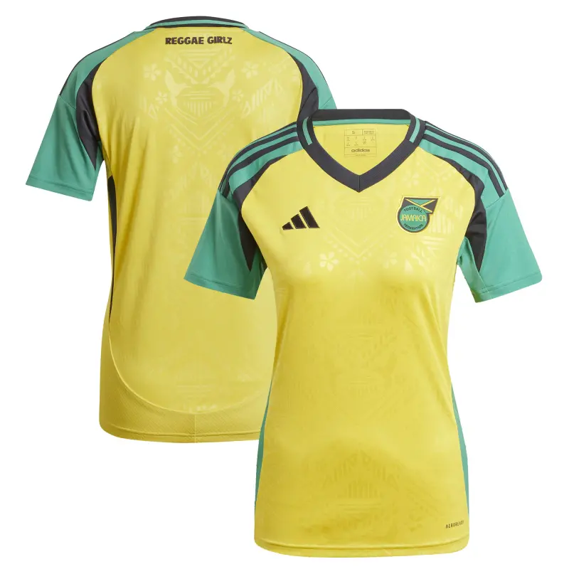 Canada Soccer Shirts Store – Jamaica National Team adidas Women’s 2024 Home Replica Jersey – Yellow Football Shirts Range