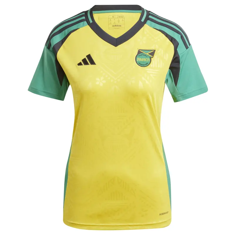 Canada Soccer Shirts Store – Jamaica National Team adidas Women’s 2024 Home Replica Jersey – Yellow Football Shirts Range