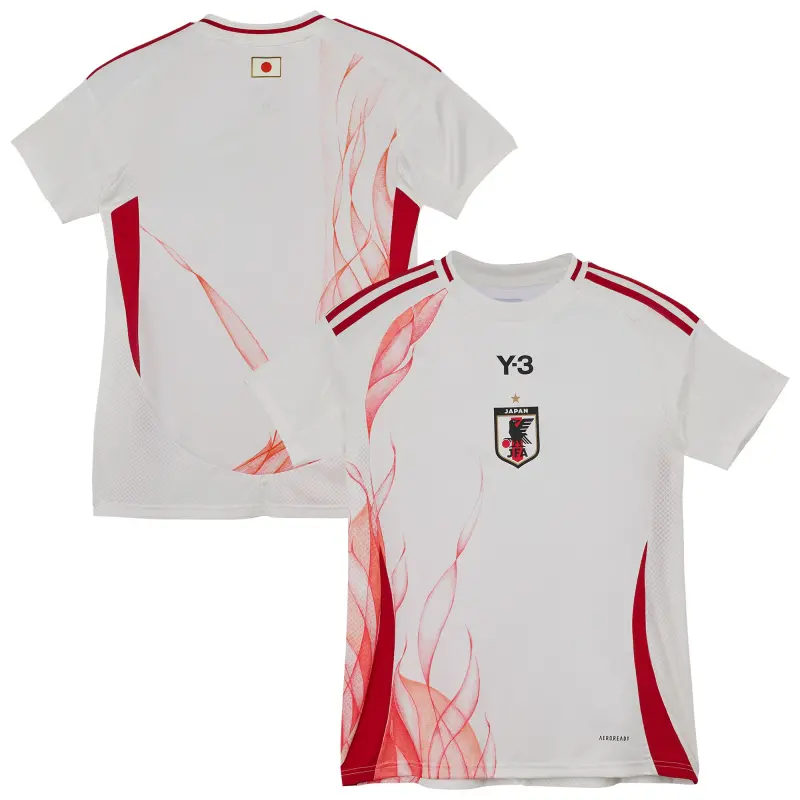 Canada Soccer Shirts Store – Japan National Team adidas x Y-3 2024 Away Replica Jersey – White Football Shirts Range