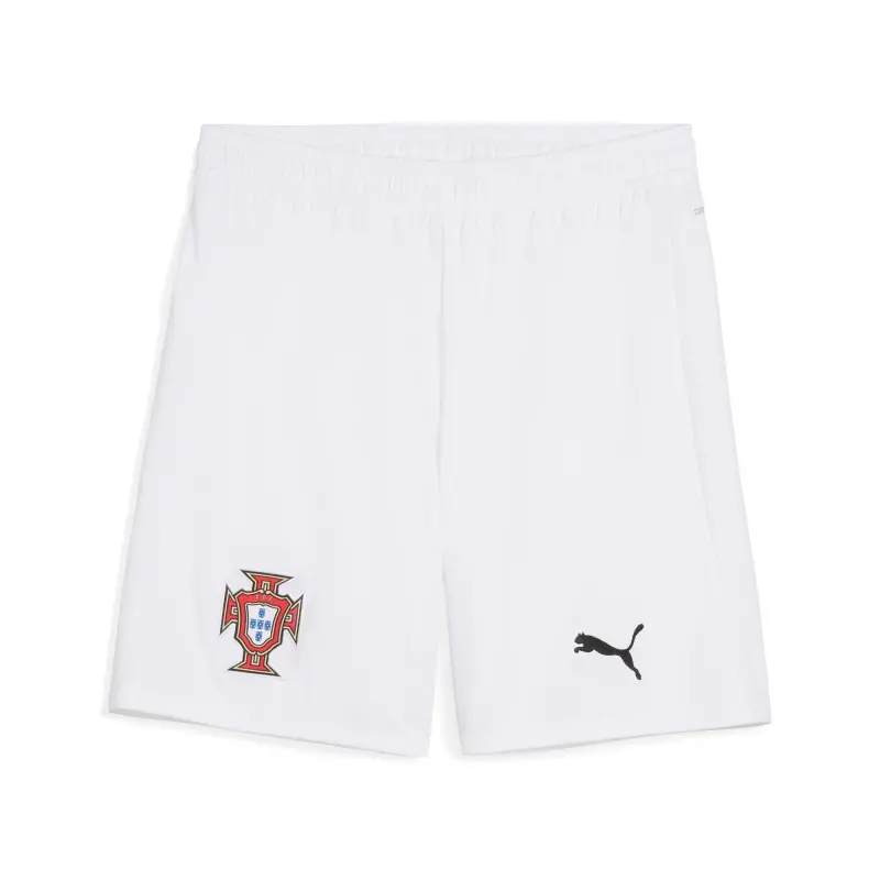 Canada Soccer Shirts Store – Portugal National Team Puma 2025 Away Replica Shorts – White Football Shirts Range