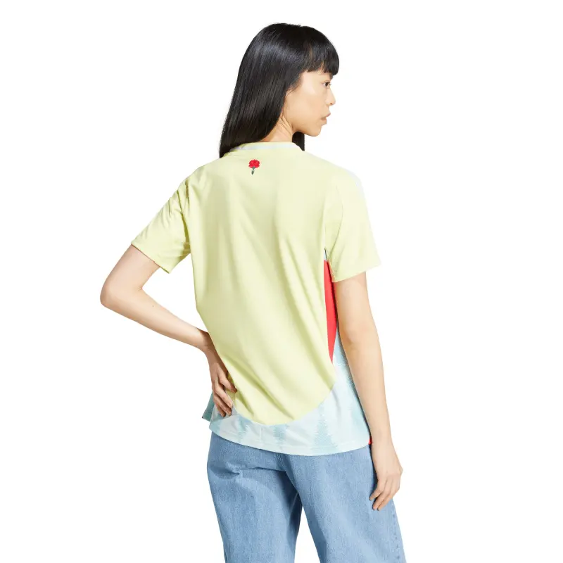 Canada Soccer Shirts Store – Spain National Team adidas Women’s 2024 Away Replica Jersey – Yellow Football Shirts Range